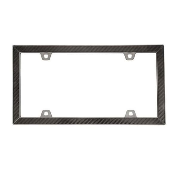 Cruiser Accessories Cruiser Accessories 58098 Carbon Fiber II License Plate Frame; Carbon Fiber And Black Chrome 58098 - main